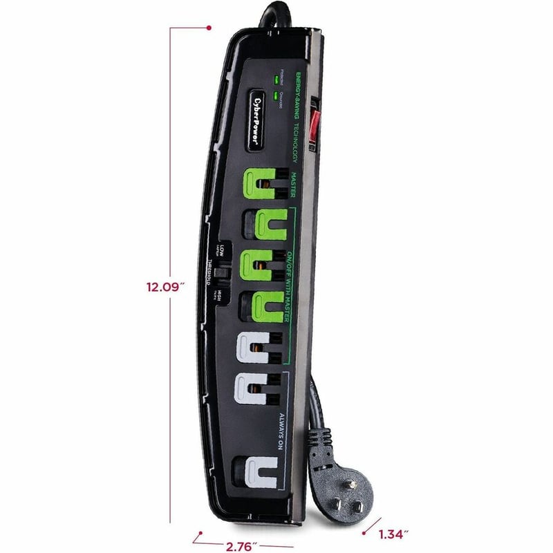 CyberPower P705G Essential 7 - Outlet Surge with 2100 J - Thumbnail 4