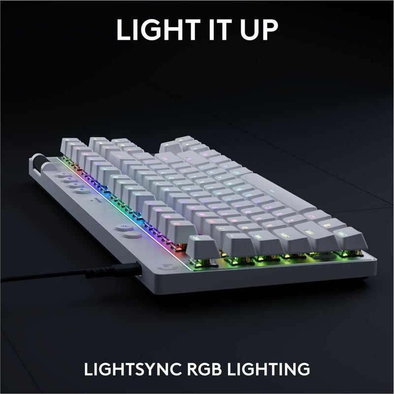 PRO X TKL RAPID (WHITE) WIRED GAMING KEYBOARD - LINEAR - Thumbnail 2