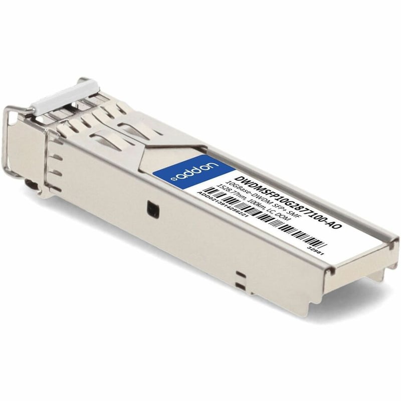 AddOn Cisco® DWDM-SFP10G-28.77 Compatible TAA 10GBase-DWDM SFP+ Transceiver C-Band 100GHz (SMF, 1528.77nm, 100km, LC, DOM) - Thumbnail 3