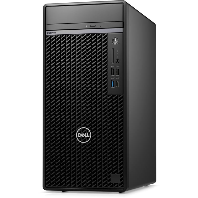 Dell OptiPlex 7000 7010 Desktop Computer - Intel Core i5 13th Gen i5-13500 Tetradeca-core (14 Core) 2.50 GHz - 8 GB RAM DDR4 SDRAM - 256 GB M.2 PCI Express NVMe SSD - Tower - Black - Thumbnail 1