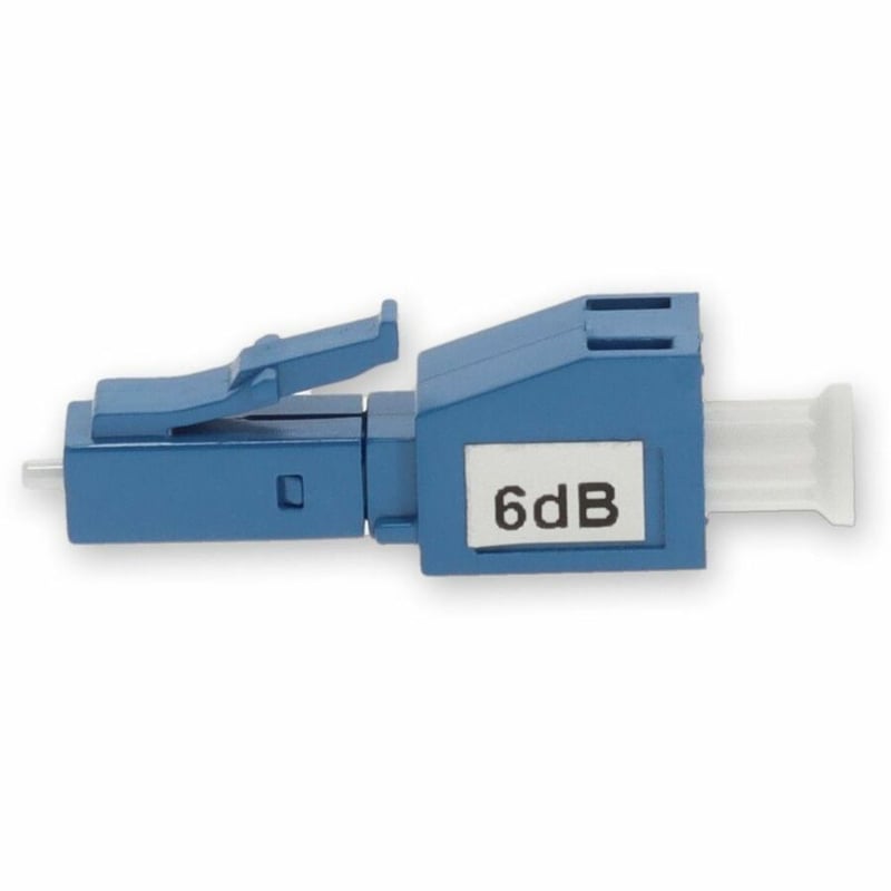 AddOn 6dB fixed LC Male to LC Female OS1 SMF Simplex Fiber Attenuator - Thumbnail 2