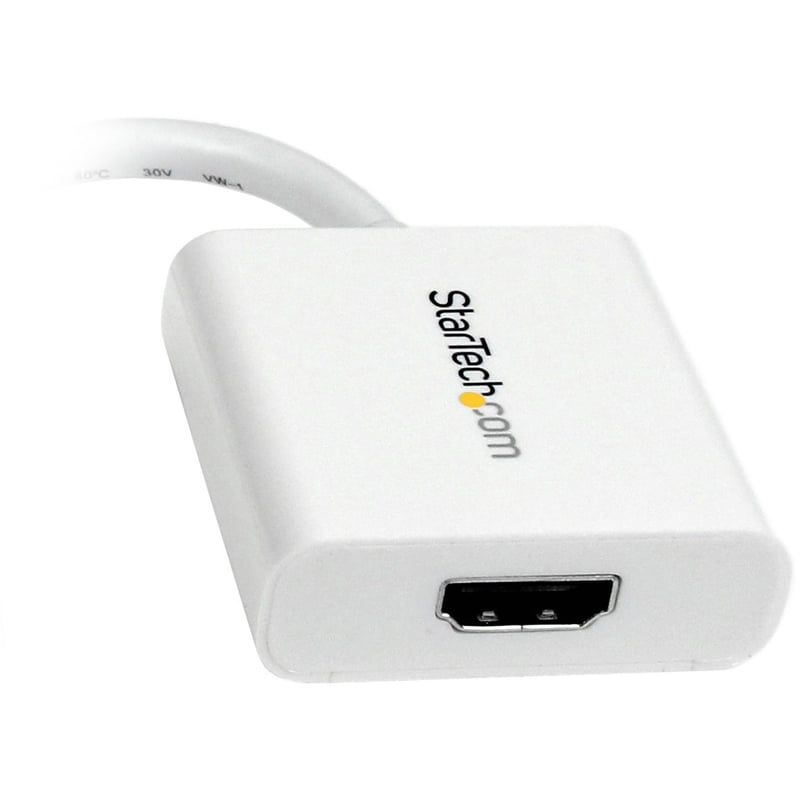 StarTech.com Mini DisplayPort to HDMI Adapter, Mini DP to HDMI Video Converter for Monitor/Display, 1080p, Passive mDP 1.2 to HDMI Adapter - Thumbnail 2