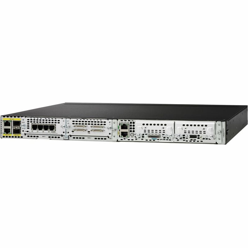CISCOISR4331(3GE2NIM1SM4GFLASH4GDRAMIPB)W/DCPSREMANUFACTURED - Thumbnail 4