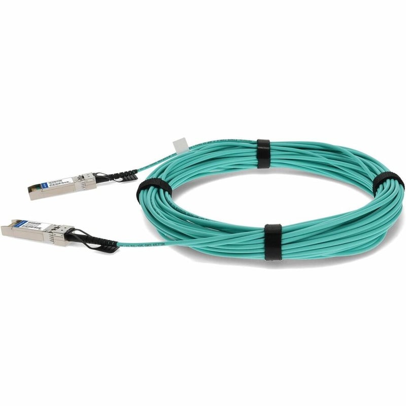 AddOn Juniper Networks® JNP-10G-AOC-30M to IBM® 90Y9436-AOC30M Compatible TAA Compliant 10GBase-AOC SFP+ to SFP+ Active Optical Cable (850nm, MMF, 30m) - Thumbnail 2