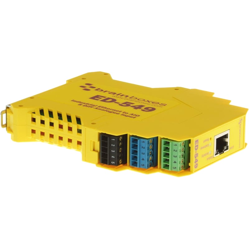 Brainboxes - Ethernet to 8 Analogue Inputs + RS485 Gateway - Thumbnail 3
