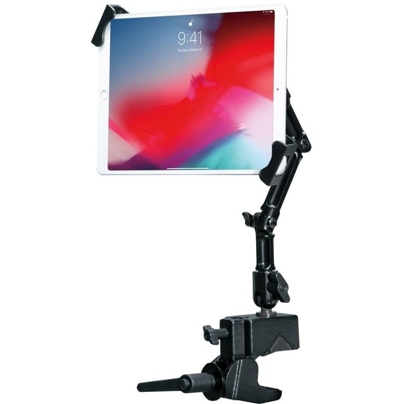 CTA Digital Custom Flex Security Desk Clamp Mount for 7-14 Inch Tablets, including iPad 10.2-inch (7th/ 8th/ 9th Generation) - Thumbnail 2