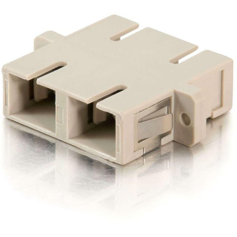 C2G SC Female to SC Female Duplex Fiber Adapter - Thumbnail 1