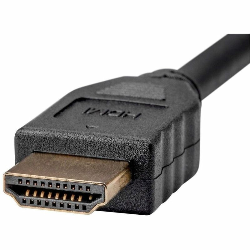 MONOPRICE 4K NO LOGO HIGH SPEED HDMI CABLE 1.5FT - CL2 IN WALL RATED 18 GBPS BLA - Thumbnail 2