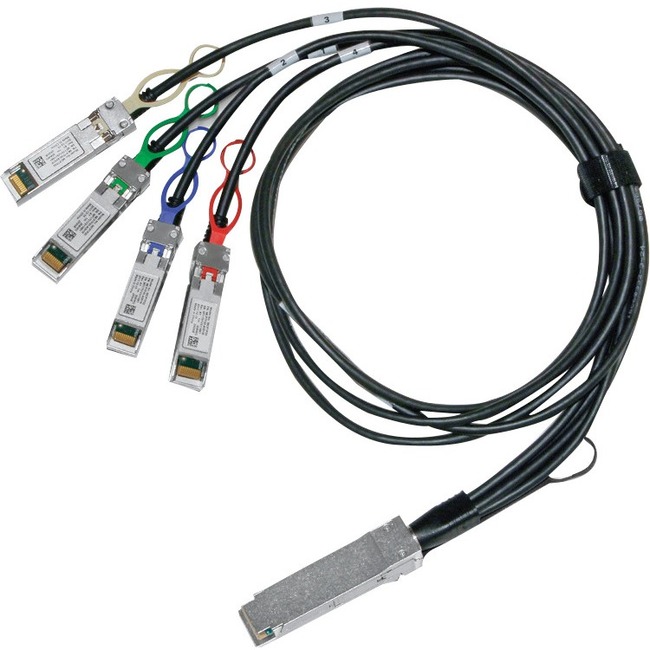 MELLANOX LINKX 100GBASE DAC QSFP28 TO SFP28 6.6FT HYBRID
