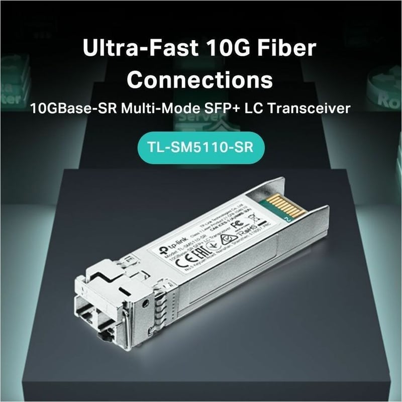 OMADA 10GBASE-SR SFP+LC TRANSCE OMADA 10GBASE-SR SFP+LC TRANSCEIVER - Thumbnail 4