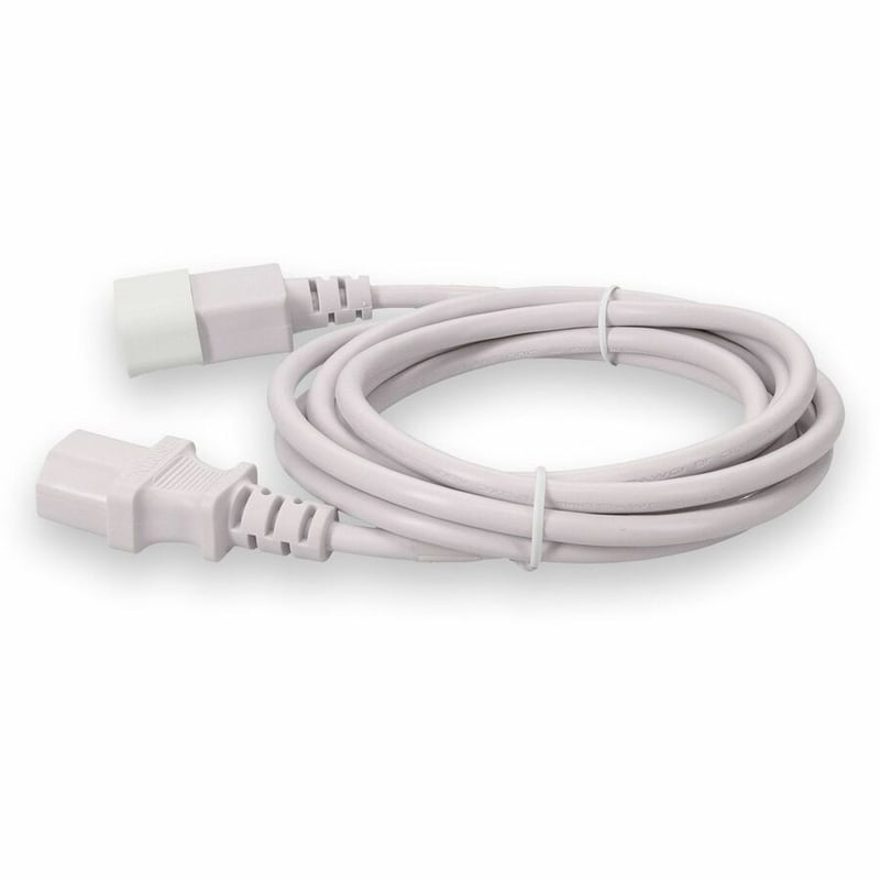 5FT C13/C14 PWR CBL 100-250V 10A WHITE - Thumbnail 2