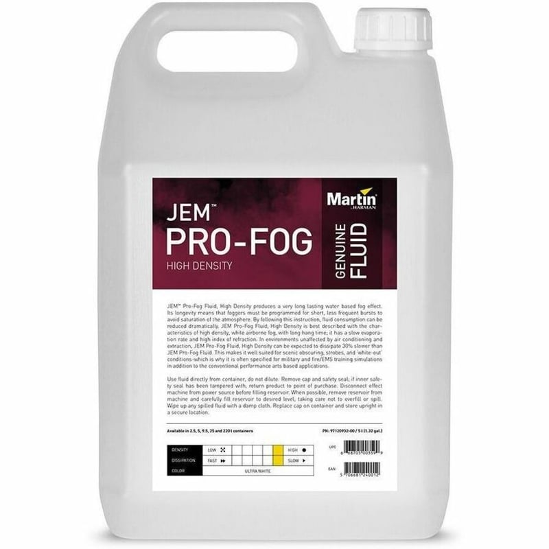 Martin JEM Pro-Fog Fluid, High Density - Thumbnail 1