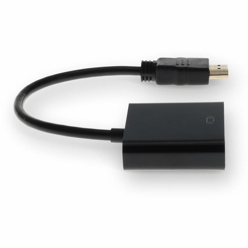 5PK HDMI 1.3 Male to VGA Female Black Active Adapters For Resolution Up to 1920x1200 (WUXGA) - Thumbnail 2