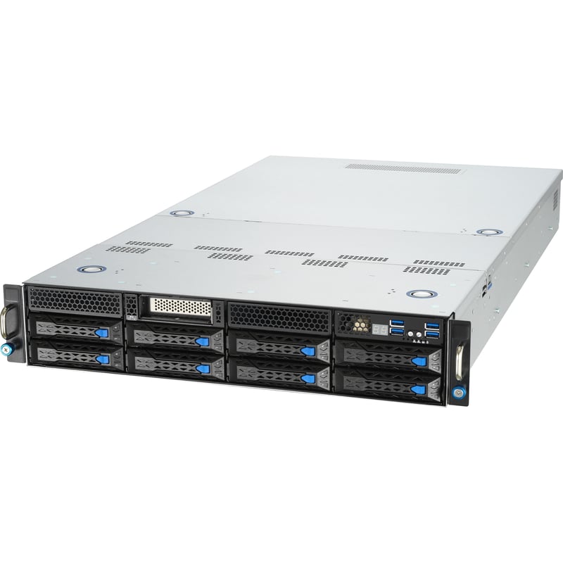 Asus ESC4000A-E10 Barebone System - 2U Rack-mountable - Socket SP3 - 1 x Processor Support - Thumbnail 1