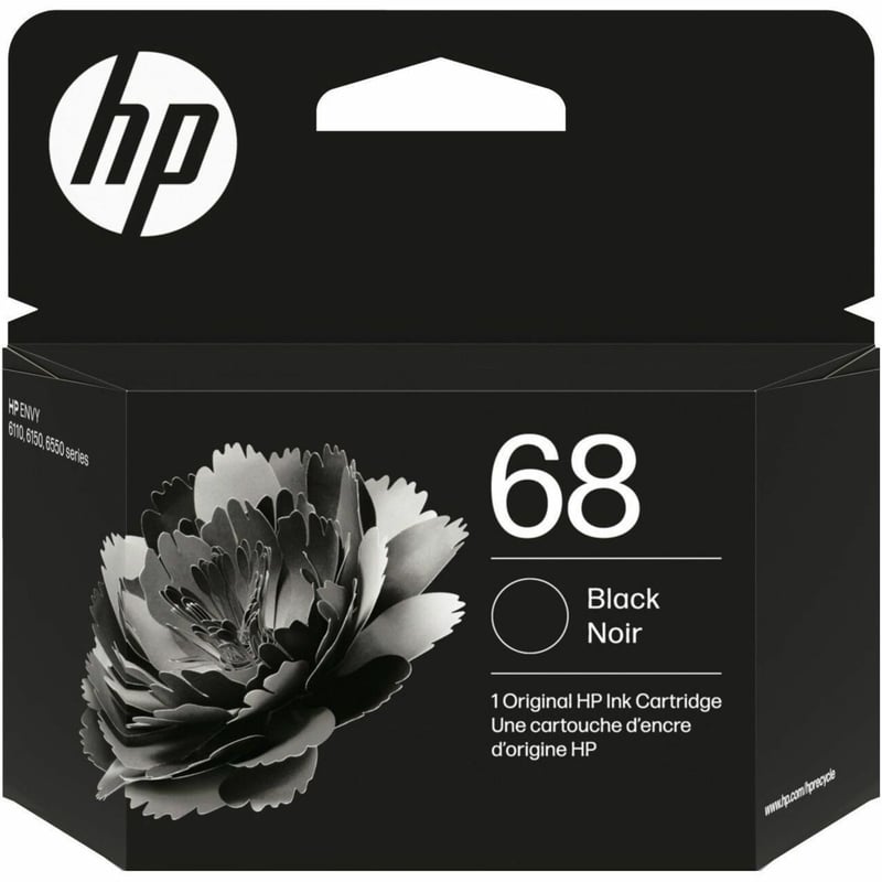 HP 68 BLACK ORIGINAL INK CARTRIDGE