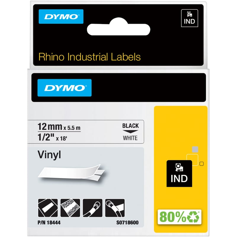Dymo Rhino Industrial Vinyl Labels - Thumbnail 1