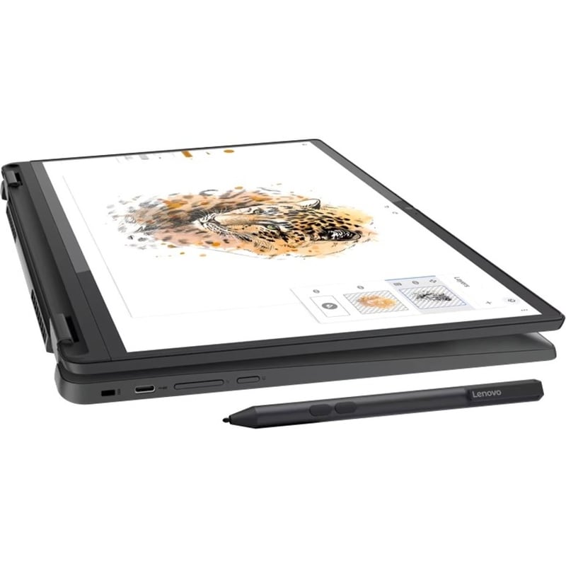 Lenovo Flex5 Chrome 14IAU 83AJ0000UX 14" Touchscreen Convertible 2 in 1 Chromebook - WUXGA - 1920 x 1200 - Intel Core i5 12th Gen i5-1235U Deca-core (10 Core) 1.30 GHz - 8 GB Total RAM - 8 GB On-board Memory - 256 GB SSD - Storm - Thumbnail 4