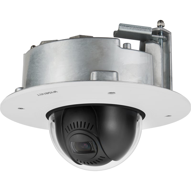 Wisenet XND-6081FZ 2 Megapixel Indoor HD Network Camera - Color, Monochrome - Dome - White - Thumbnail 1