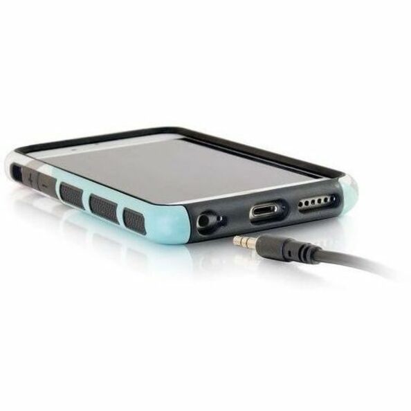 C2G6ft (1.8m) Slim Aux 3.5mm Audio Cable - M/M - Black - Thumbnail 4