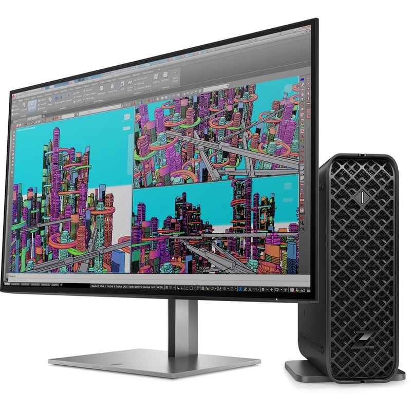 HP Z2 Mini G9 Workstation - 1 Core i7 12th Gen i7-12700 - vPro Technology - 16 GB - 1 TB SSD - Mini PC - Thumbnail 3