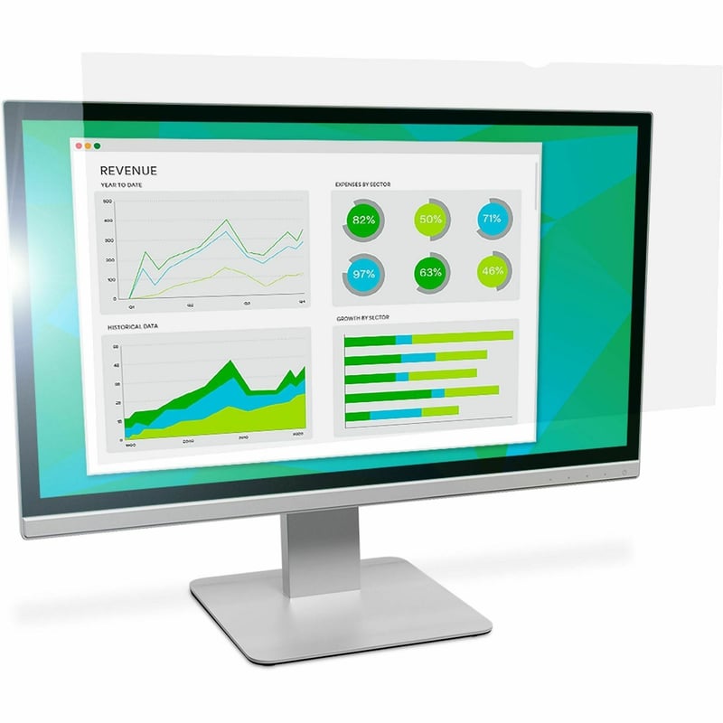 3M™ Anti-Glare Filter for 24in Monitor, 16:9, AG240W9B - Thumbnail 1