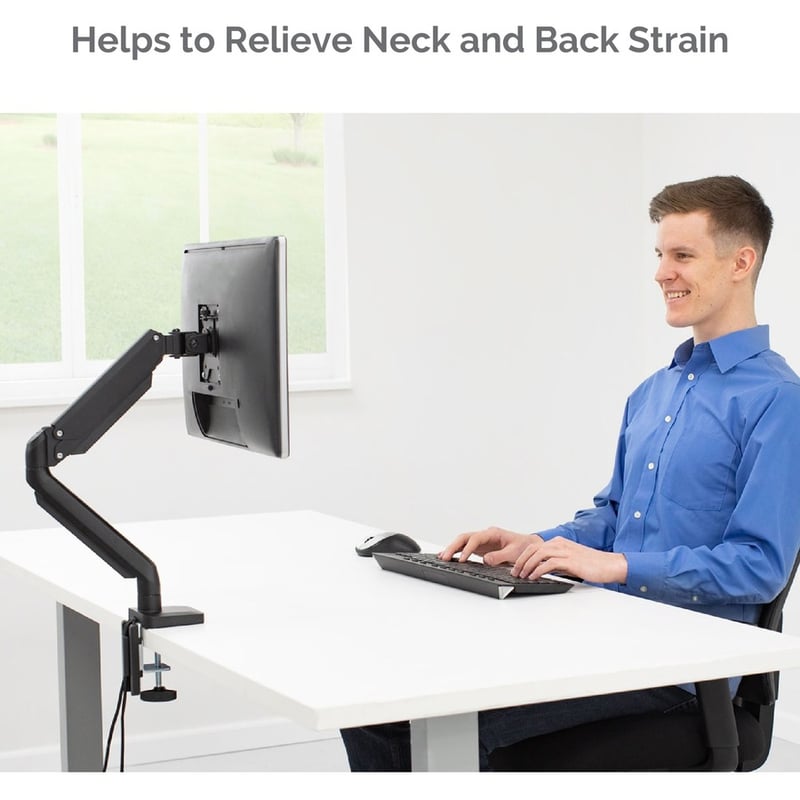 Fellowes Platinum Series Single Monitor Arm - Thumbnail 4