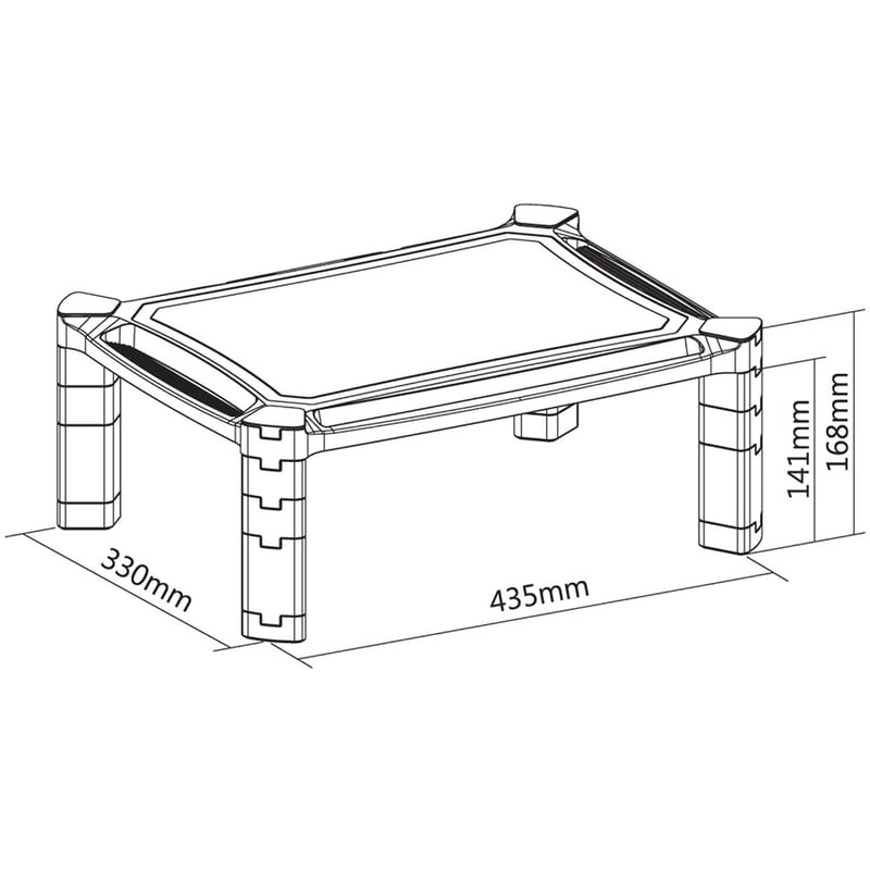V7 Height Adjustable Riser Stand - Thumbnail 2