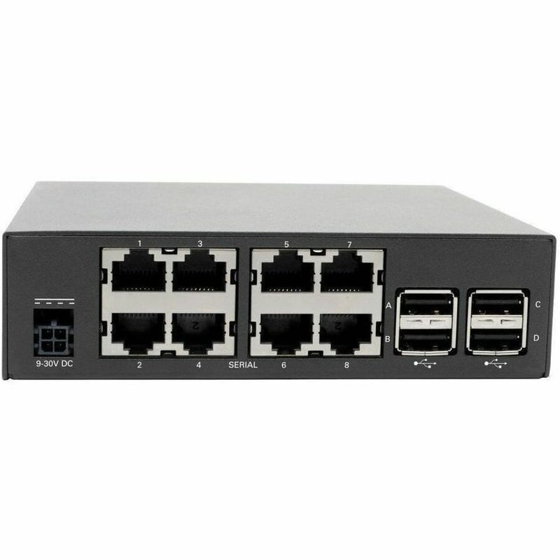 Tripp Lite by Eaton 8-Port Console Server with Built-In Modem Dual GbE NIC 4Gb Flash and Dual SFP - Thumbnail 5