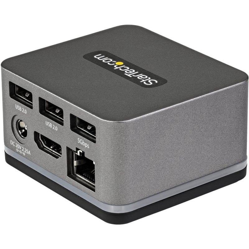 StarTech.com USB C Mini Dock for iPad Pro, Tablets & Smartphones, USB-C Docking Station, 4K HDMI, 27W Power Delivery, 3-Port USB Hub, GbE - Thumbnail 4