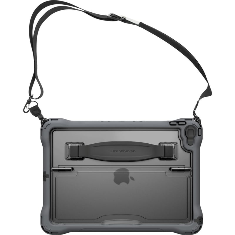 Brenthaven Edge Rugged Carrying Case for 10.2" Apple iPad (7th Generation), iPad (8th Generation), iPad (9th Generation) Tablet - Gray - Thumbnail 2