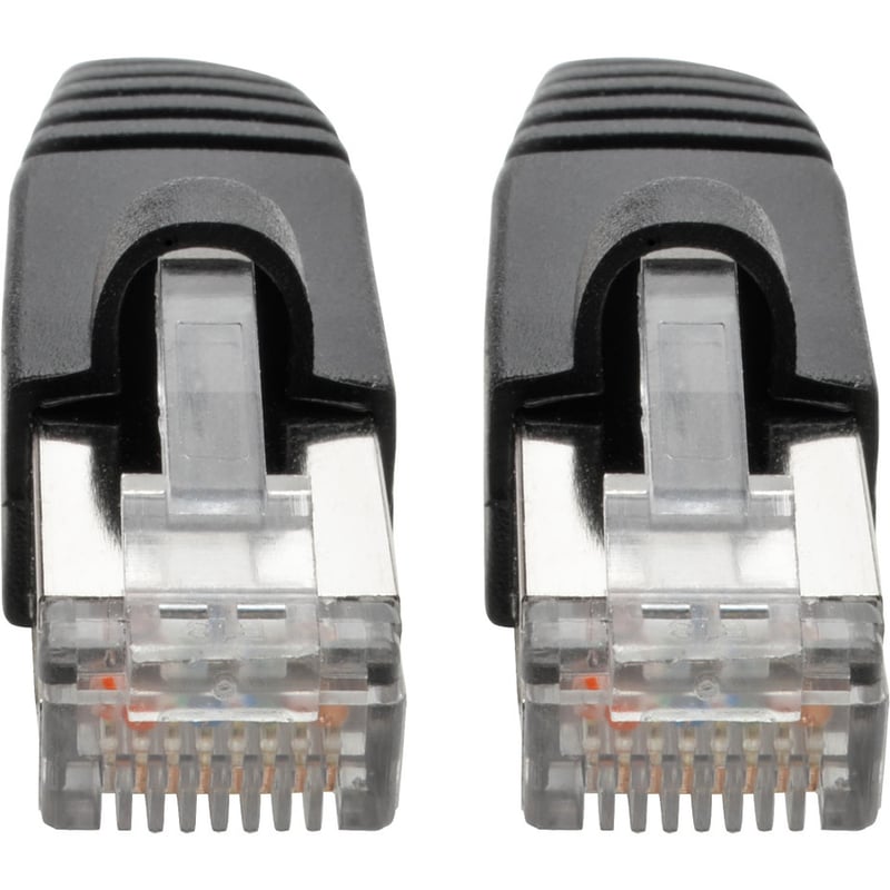 Eaton Tripp Lite Series Cat6a 10G Snagless Shielded STP Ethernet Cable (RJ45 M/M), PoE, Black, 7 ft. (2.13 m) - Thumbnail 3
