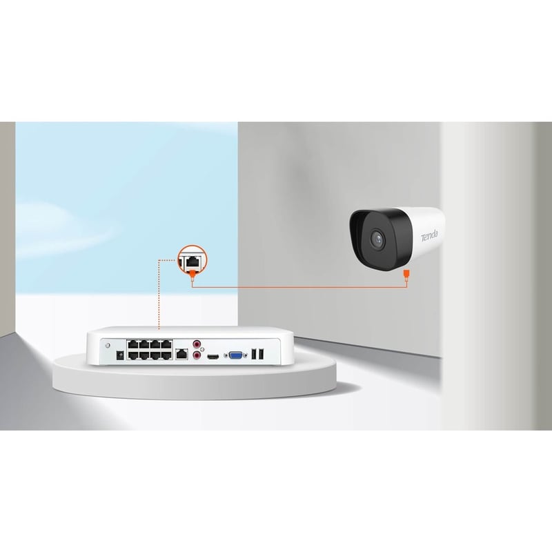 8 CHANNEL POE HD NVR . - Thumbnail 2