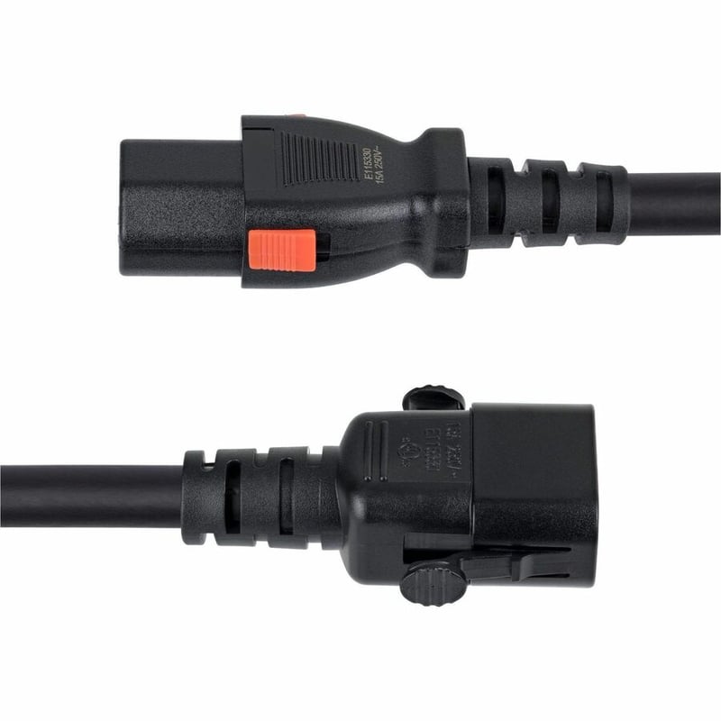 10FT HEAVY DUTY POWER CORD TAA LOCKING C14 TO C13 EXTENSION CORD - Thumbnail 4