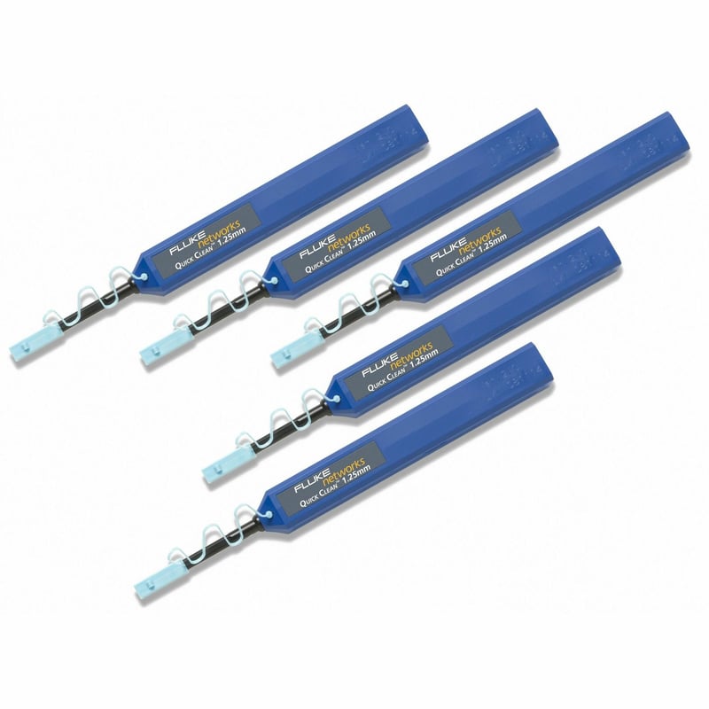 Fluke Networks Quick Clean Cleaner 1.25 mm Fiber, LC and MU, 5 pack