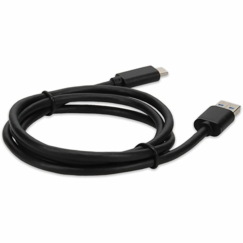 AddOn 1m USB 3.1 (C) Male to USB 3.0 (A) Male Black Cable - Thumbnail 5
