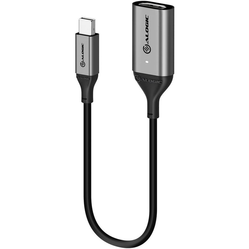 Alogic Ultra Mini DisplayPort 1.4 to HDMI Adapter - 4K 60Hz - ACTIVE - 20cm - Thumbnail 1