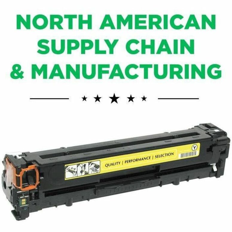 Clover Imaging Remanufactured Yellow Toner Cartridge for HP 125A (CB542A) - Thumbnail 2