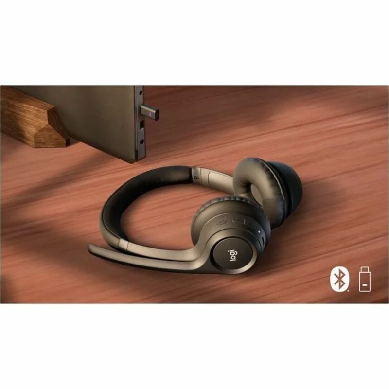 ZONE 305 WRLS HEADSET TEAMS BLACK B2B WITH DONGLE - Thumbnail 3