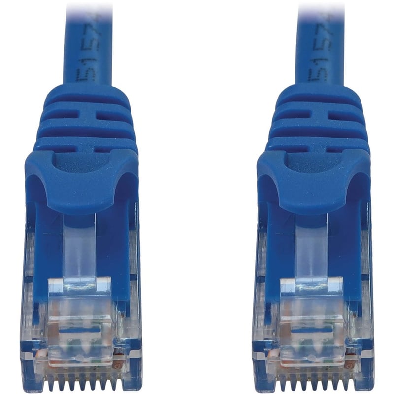 Eaton Tripp Lite Series Cat6a 10G Snagless Molded UTP Ethernet Cable (RJ45 M/M), PoE, Blue, 5 ft. (1.5 m) - Thumbnail 2