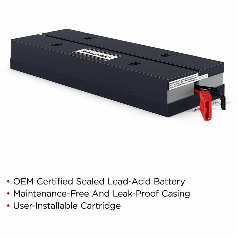 CYBERPOWER RB1260X8B BATTERY 8X12V/6AH SEALED LEAD-ACID - Thumbnail 2