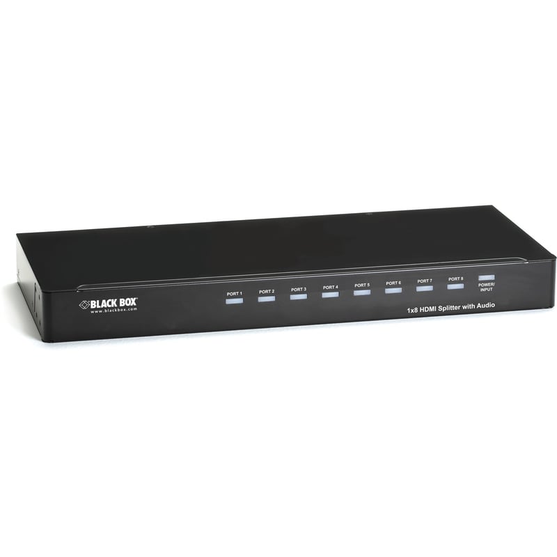 Black Box 1 x 8 HDMI Splitter with Audio - Thumbnail 1