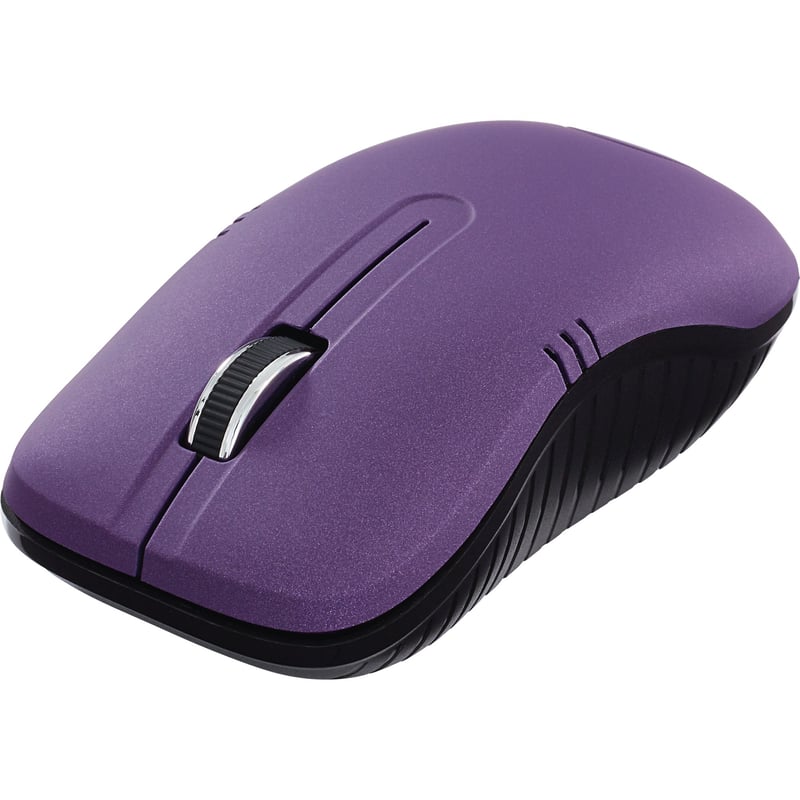 Verbatim Wireless Notebook Optical Mouse, Commuter Series - Matte Purple - Thumbnail 1