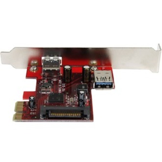 StarTech.com 2 port PCI Express SuperSpeed USB 3.0 Card with UASP Support - 5Gbps - 1 Internal 1 External - Thumbnail 3