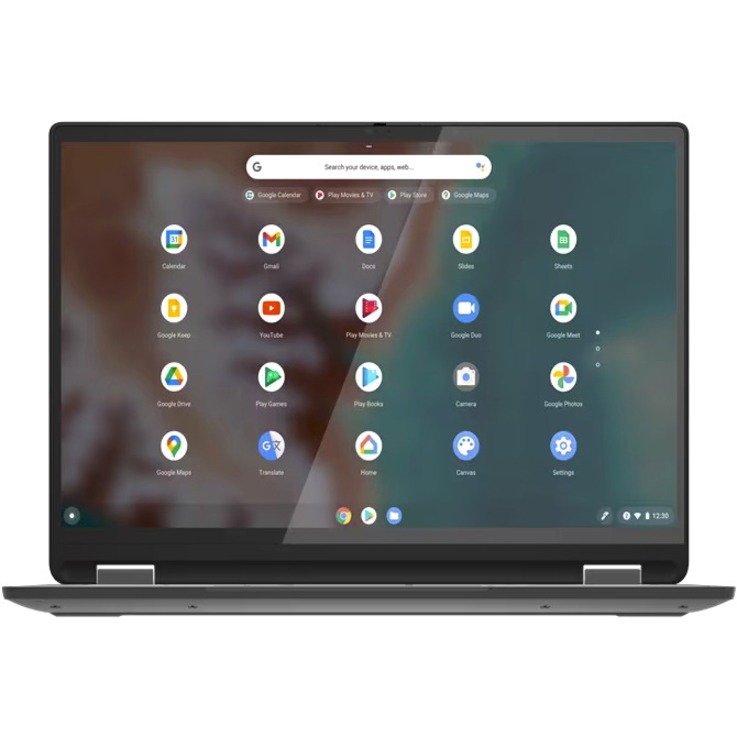 Lenovo Flex5 Chrome 14IAU 83AJ0000UX 14" Touchscreen Convertible 2 in 1 Chromebook - WUXGA - 1920 x 1200 - Intel Core i5 12th Gen i5-1235U Deca-core (10 Core) 1.30 GHz - 8 GB Total RAM - 8 GB On-board Memory - 256 GB SSD - Storm