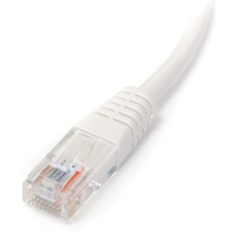 StarTech.com 10 ft White Molded Cat5e UTP Patch Cable - Thumbnail 2