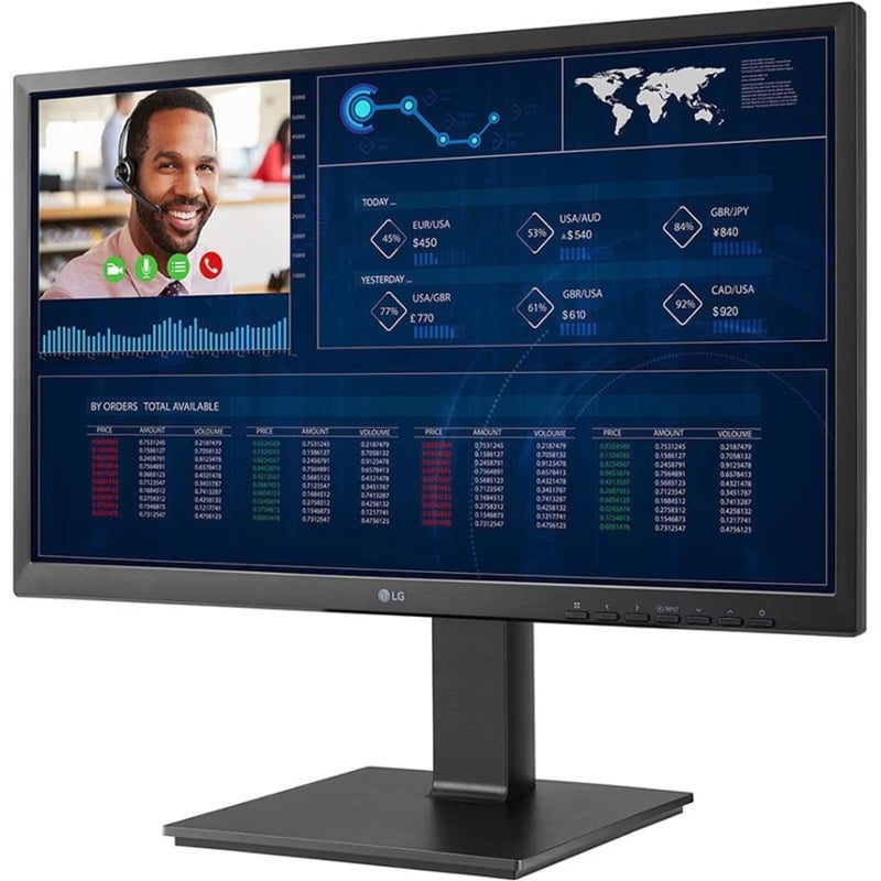 LG 24CQ651W-BP All-in-One Thin Client - Intel Pentium N6005 Quad-core (4 Core) 2 GHz - Black