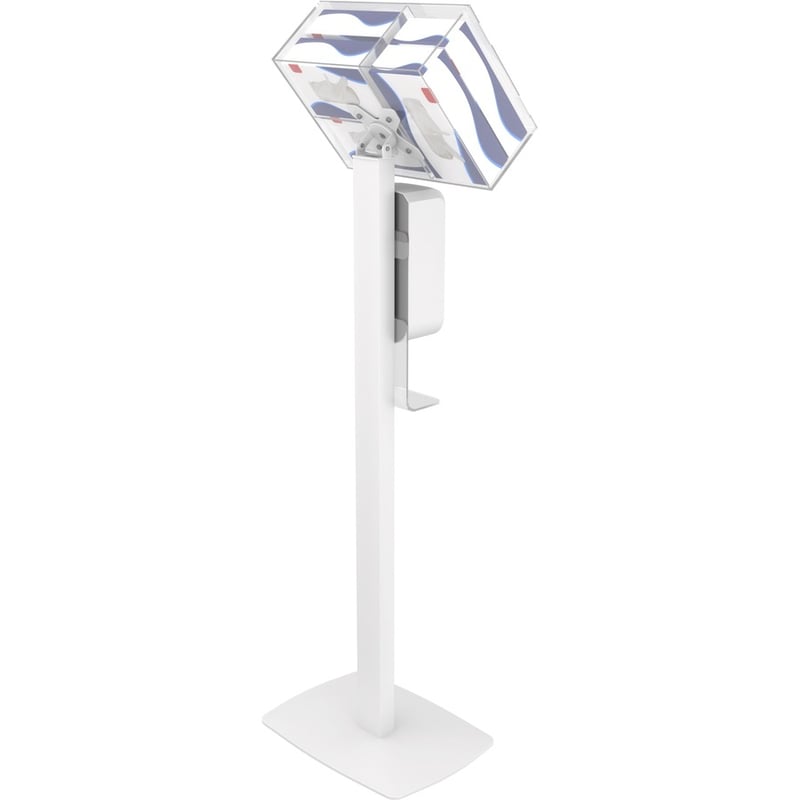 CTA Digital: Premium Thin Profile Sanitizing Station (White) - Thumbnail 5