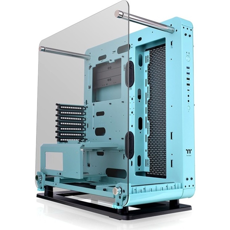 Thermaltake Core P6 Tempered Glass Turquoise Mid Tower Chassis - Thumbnail 2