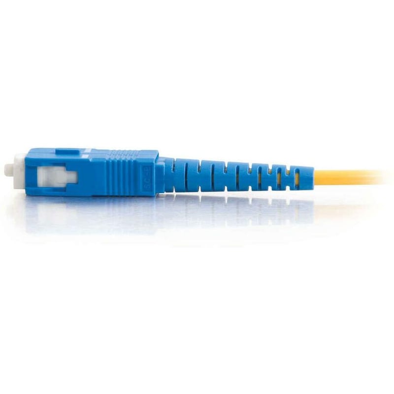 C2G-3m SC-SC 9/125 OS1 Simplex Singlemode Fiber Optic Cable (Plenum-Rated) - Yellow - Thumbnail 4