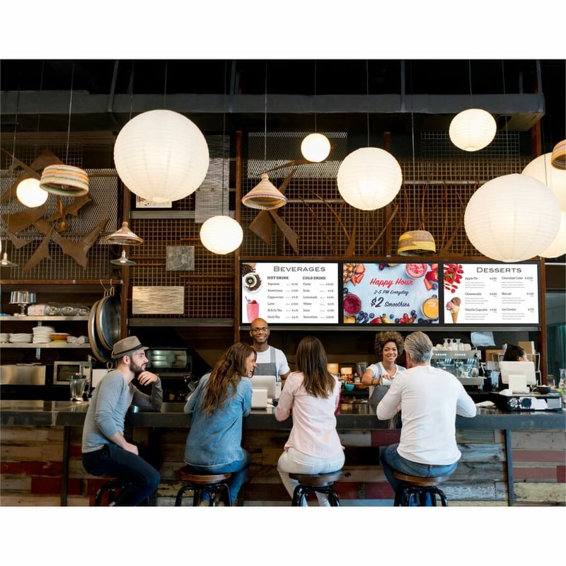 Peerless-AV® SmartMount® Digital Menu Board Mount with Height and Depth Adjustment-Landscape For 40" to 42" Displays - Thumbnail 2